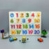 Wooden Puzzle Numbers Board