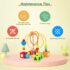 Bead Maze Wooden Colorful Roller Coaster Montessori Toy