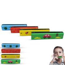 harmonica wooden for kids