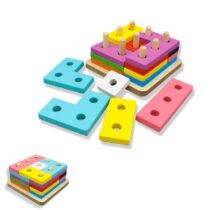 wooden puzzle shapes
