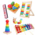Montessori Wooden Toys Baby Educational Toy (Pack of 6)
