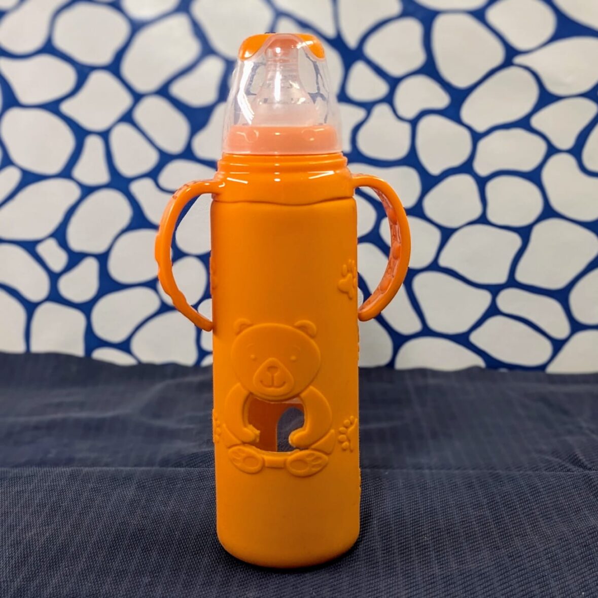 240ml orange glass