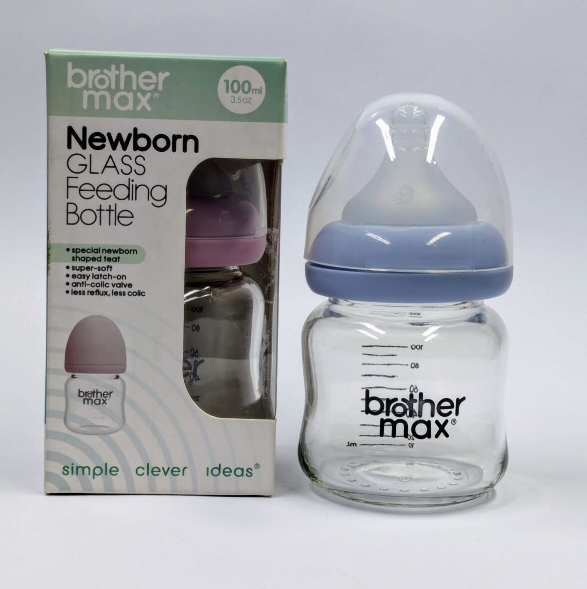 Newborn Baby Glass Feeder 100ml