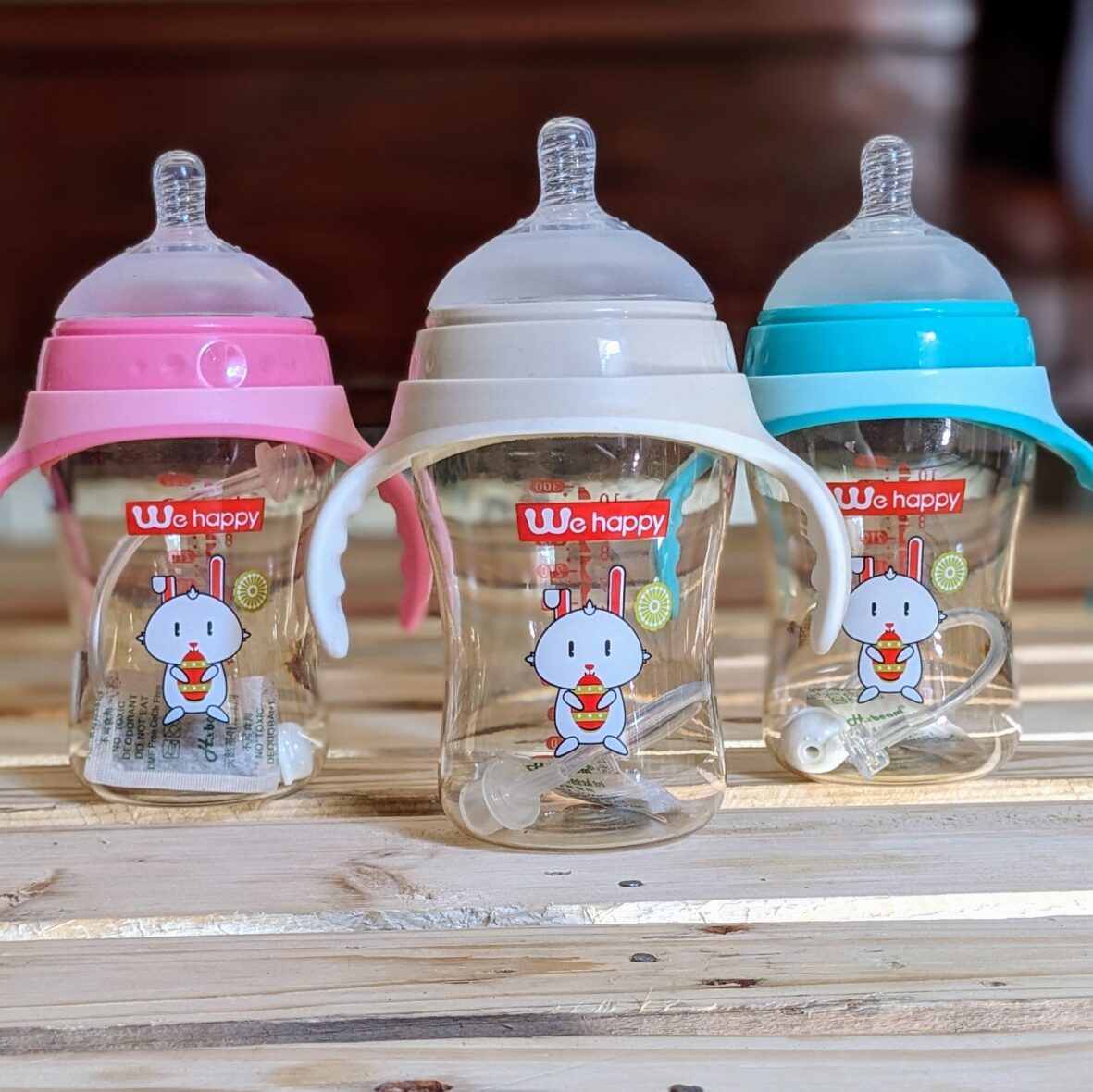 PPSU Baby Feeder with Natural Feeding Teat – Anti-Colic & Leak-Proof – 300ml