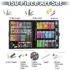 150 PCS Deluxe Art Set for Kids – Colored Pencils, Crayons, Watercolors & Art Supplies Kit