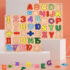 Pack of 2 Wooden Puzzle Boards – Alphabet & Numbers 1–20 with Math Symbols for Kids