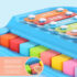 2 in 1 Big Xylophone and Piano Toy for Kids with 8 Colorful Keys and Drum Sticks - Musical Instrument Toy for Baby and Toddlers