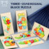Three-Dimensional Wooden Block Puzzle for Kids (Pack of 2)