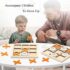 Wooden Tic Tac Toe Game Board – Classic XOXO Strategy Puzzle for Kids & Adults 🎯