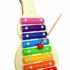 Guitar-Shaped Wooden Xylophone Toy – 8-Note Colorful Musical Instrument for Kids