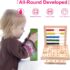 Wooden Abacus with Number & Math Blocks – Educational Counting Toy for Kids (3+ Years)