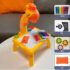 Giraffe Projector Drawing Table for Kids – Educational Art Desk with Markers, Slides & Activity Book