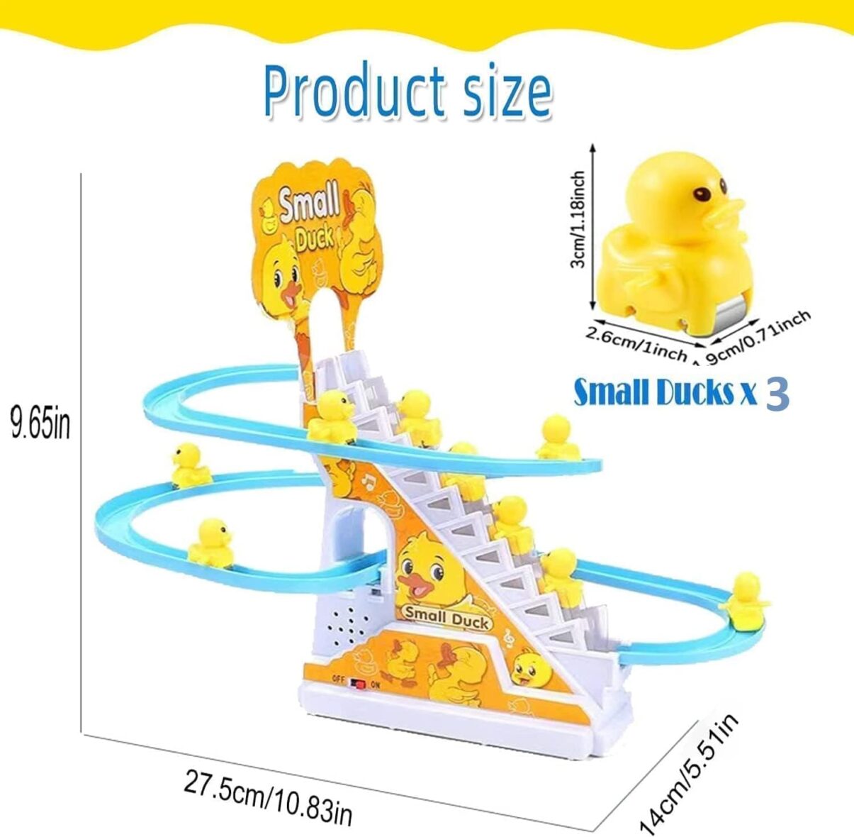 small duck track toy 2