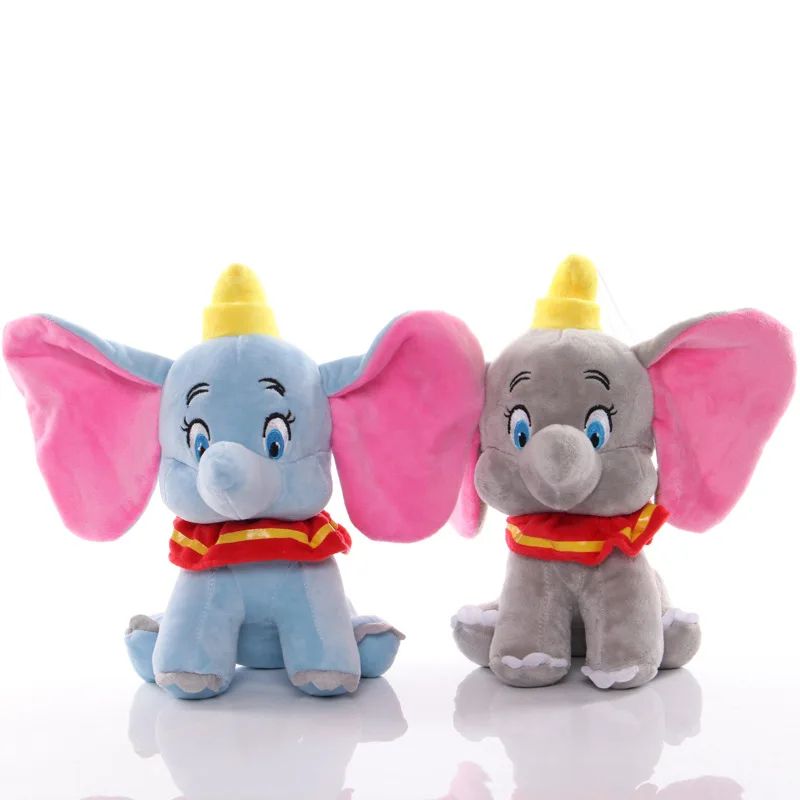 30cm Flying Elephant Plush Toy – Inspired by Dumbo | Soft Stuffed Animal with Big Ears & Hat