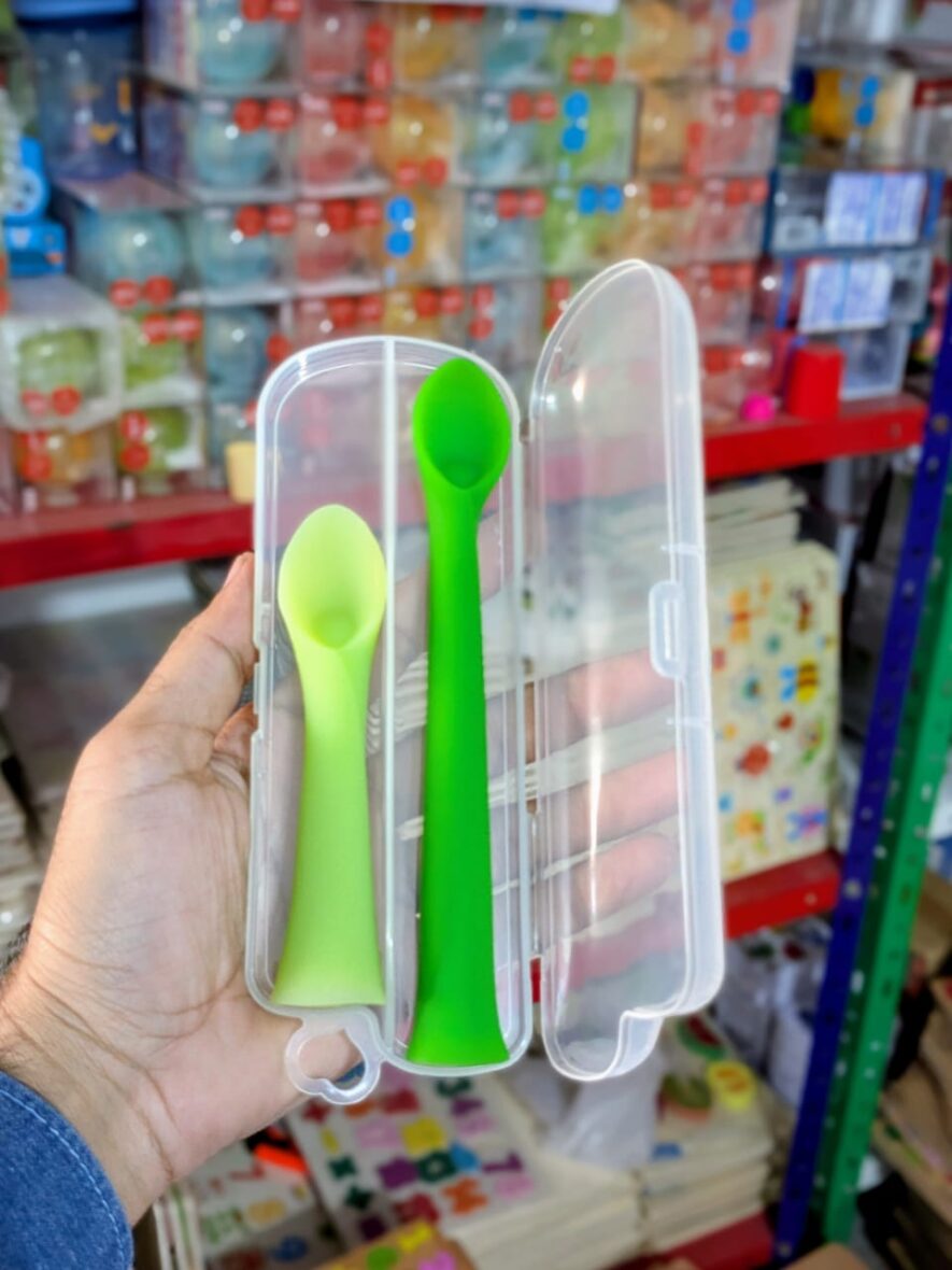 Forbe Come Silicone Baby Spoons (Set of 2)