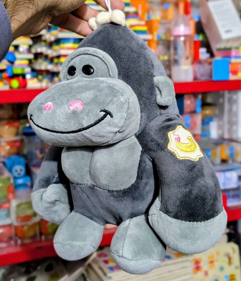 Cute Gorilla Soft Toy – 28cm | Adorable Plush Monkey Toy for Kids & Gifts