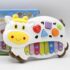 Interactive Piano Cow Musical Toy for Toddlers - 8 Key Electronic Keyboard