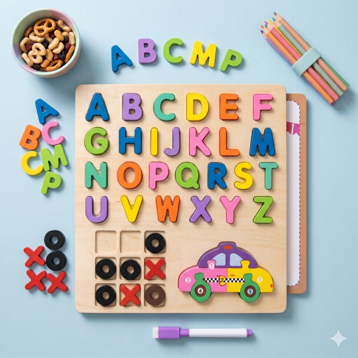 board abc with white board 3