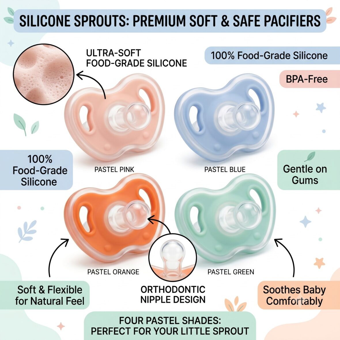 BABY PACIFIER SET 2