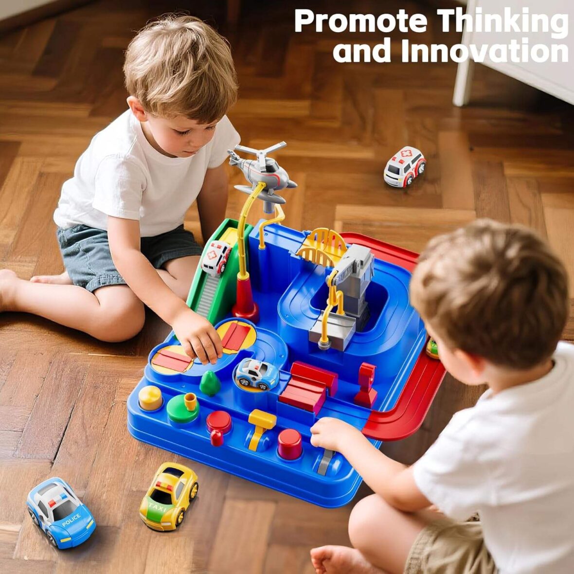 Educational Car Rescue Adventure Toy Track Set
