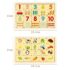 Educational matching puzzle board