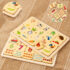 Educational matching puzzle board