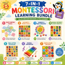 7 in 1 Montessori Learning Bundle