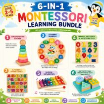 6-in-1 Montessori Learning Bundle