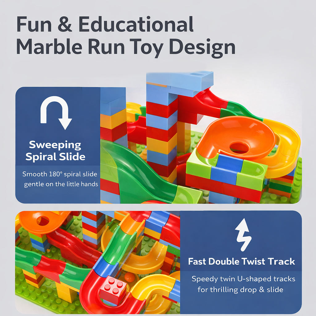 building blocks marble run 3