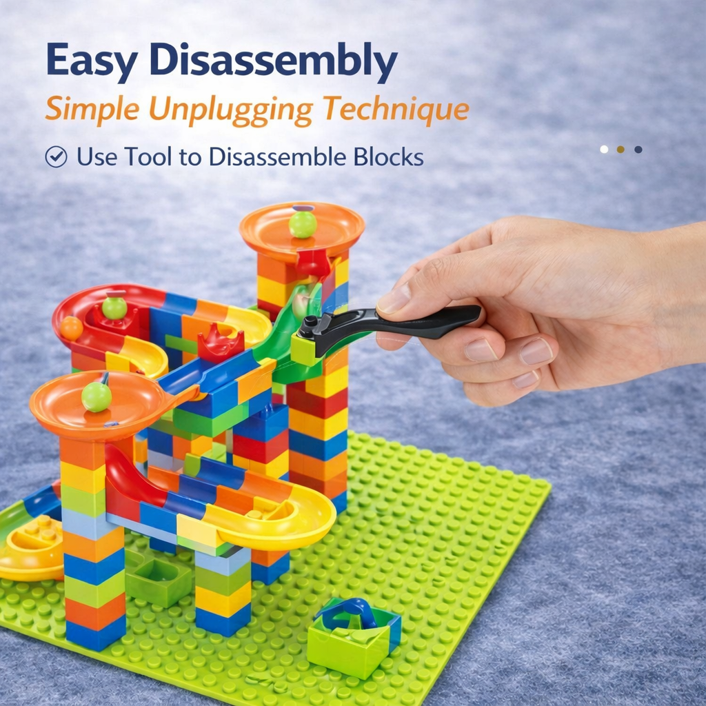 building blocks marble run 4