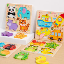 wooden jigsaw puzzle board