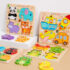 wooden jigsaw puzzle board