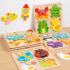 wooden jigsaw puzzle board