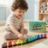 wooden number train