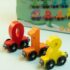 wooden number train