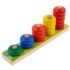 wooden rainbow counting stacker
